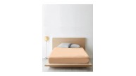 100 X 200+25 Nawara Home,Ranforce Kumaş Bej Tek Kişilik Çarşaf Seti / 01756 (T02-601)