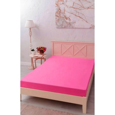 100 X 200 Nawara Home Tek Kişilik Fuşya Lastikli Penye Çarşaf / .01691 (T01-401)