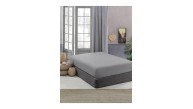 100 X 200+25 Nawara Home,Ranforce Kumaş Gri Tek Kişilik Çarşaf Seti / 01755 (T02-601)