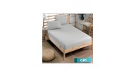 100 X 200 Nawara Home Tek Kişilik Gri Lastikli Penye Çarşaf-01692 -(T01-401)