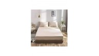 100 X 200+25 Nawara Home,Ranforce Kumaş Krem Tek Kişilik Çarşaf Seti / 01762 (T02-601)